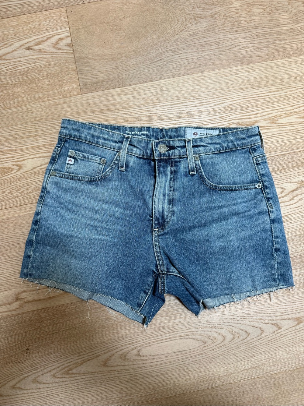 Adriano Goldschmied AG Becke Jean Denim Relaxed Slim Short - 26 New!